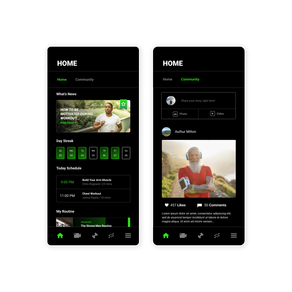 Home page